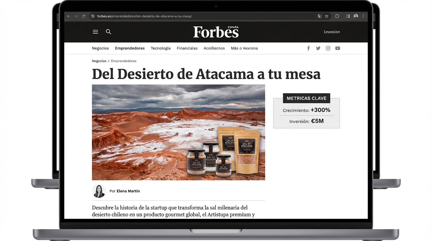 Del Desierto de Atacama a tu mesa: Historia de éxito